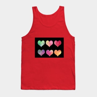 love hearts Tank Top